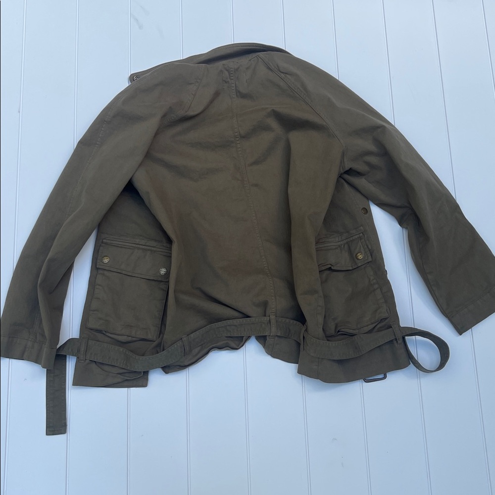 Current/Elliott Olive Button-Up Jacket - image 5